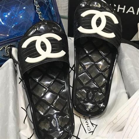 chanel jelly slippers|chanel slippers 2020.